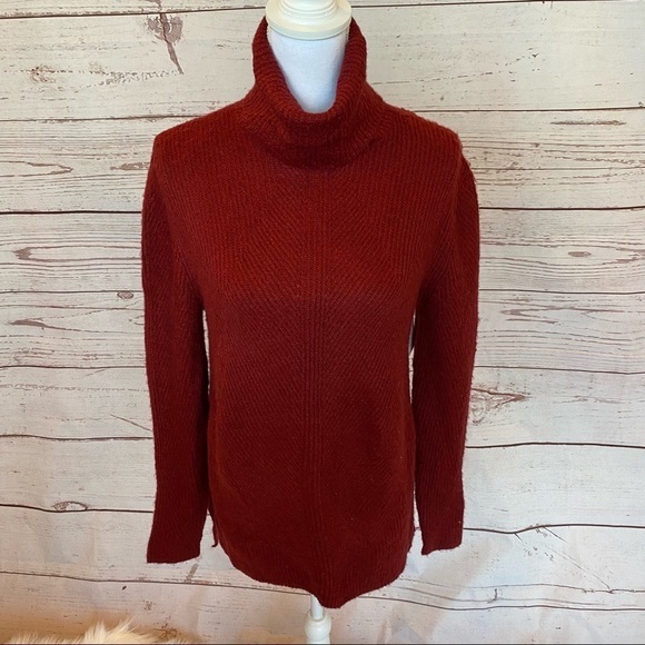 Sweet Romeo Abstract Rib Turtleneck Knit Tunic NWT - Picture 4 of 10